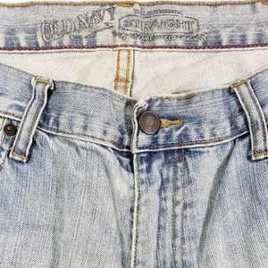 Old Navy Straight Jeans Light Wash 36x32